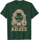 Vintage Retro The Dad Abides Funny Dad Father's Day T-Shirt - T-Shirt | Forest