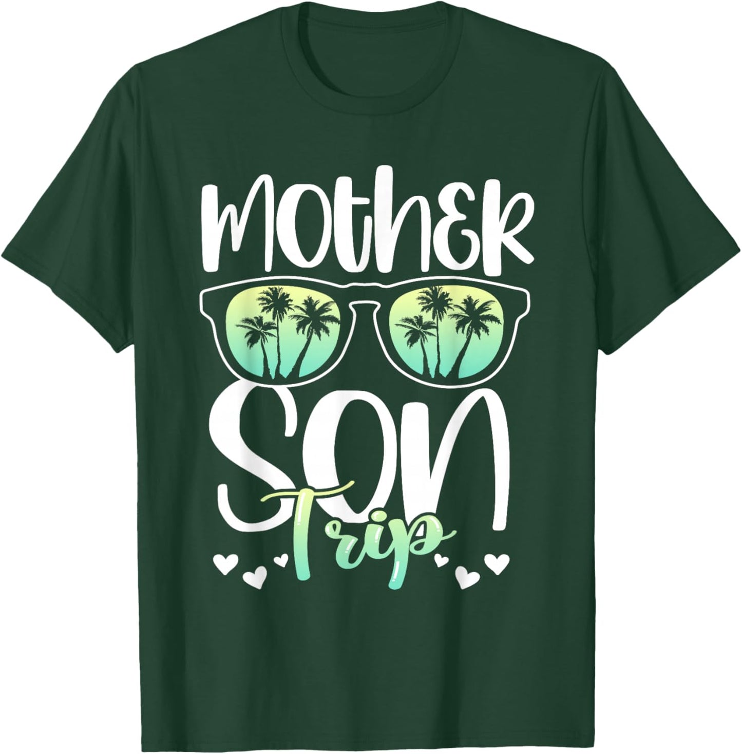 Mother Son Trip Mother's Day Mom Matching Sons Mother Son T-Shirt - T-Shirt | Forest