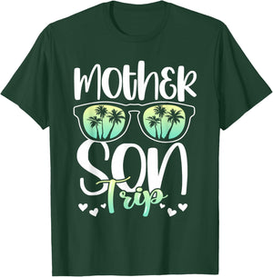 Mother Son Trip Mother's Day Mom Matching Sons Mother Son T-Shirt - T-Shirt | Forest