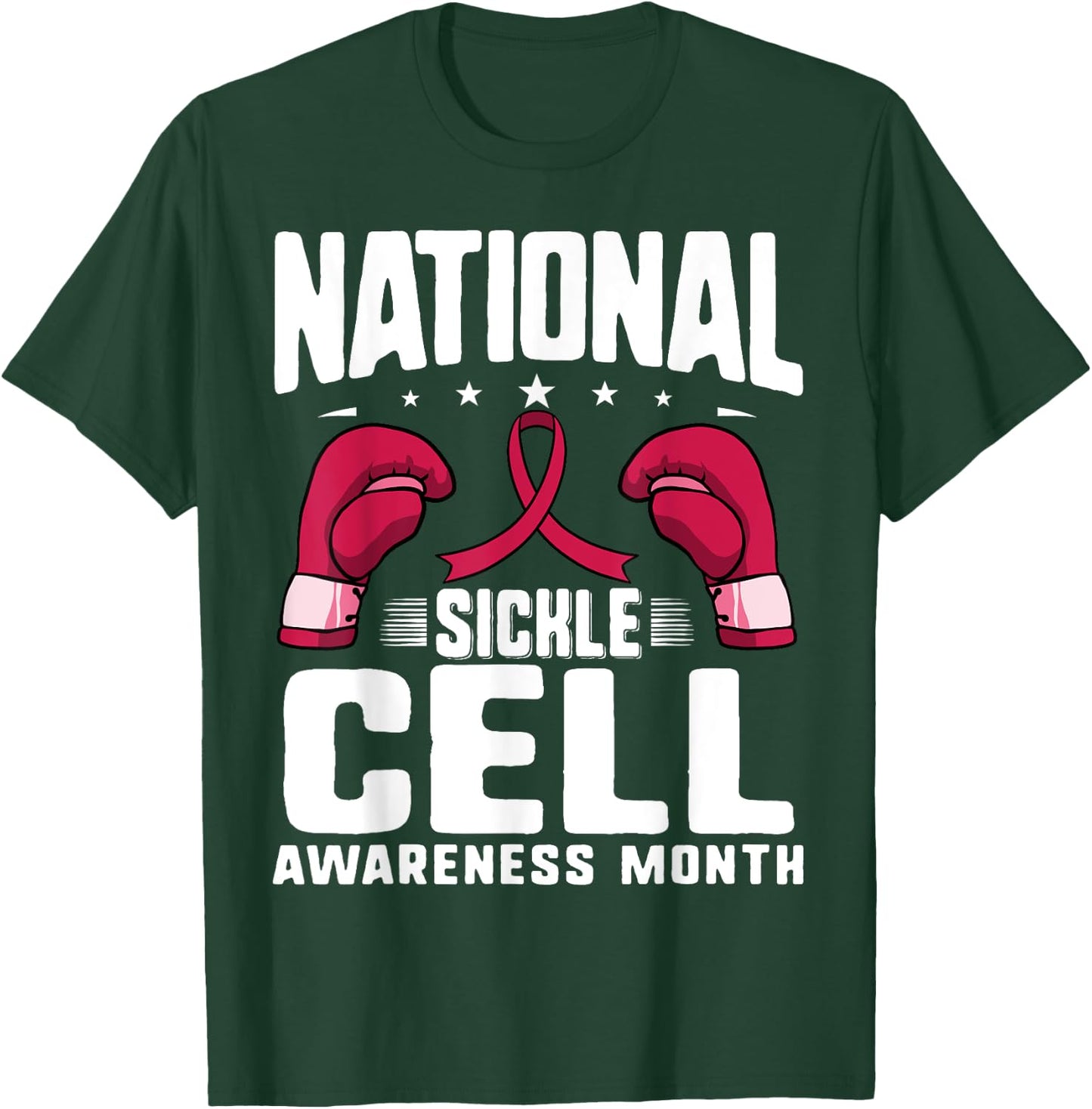 Sickle Cell Awareness Burgundy Ribbon Warrior Support Women T-Shirt - T-Shirt | Forest