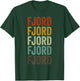 Fjord Horse Retro T-Shirt - T-Shirt | Forest