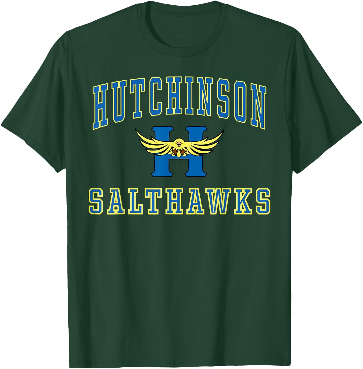 Hutchinson High School Salthawks C1 T-Shirt - T-Shirt | Forest