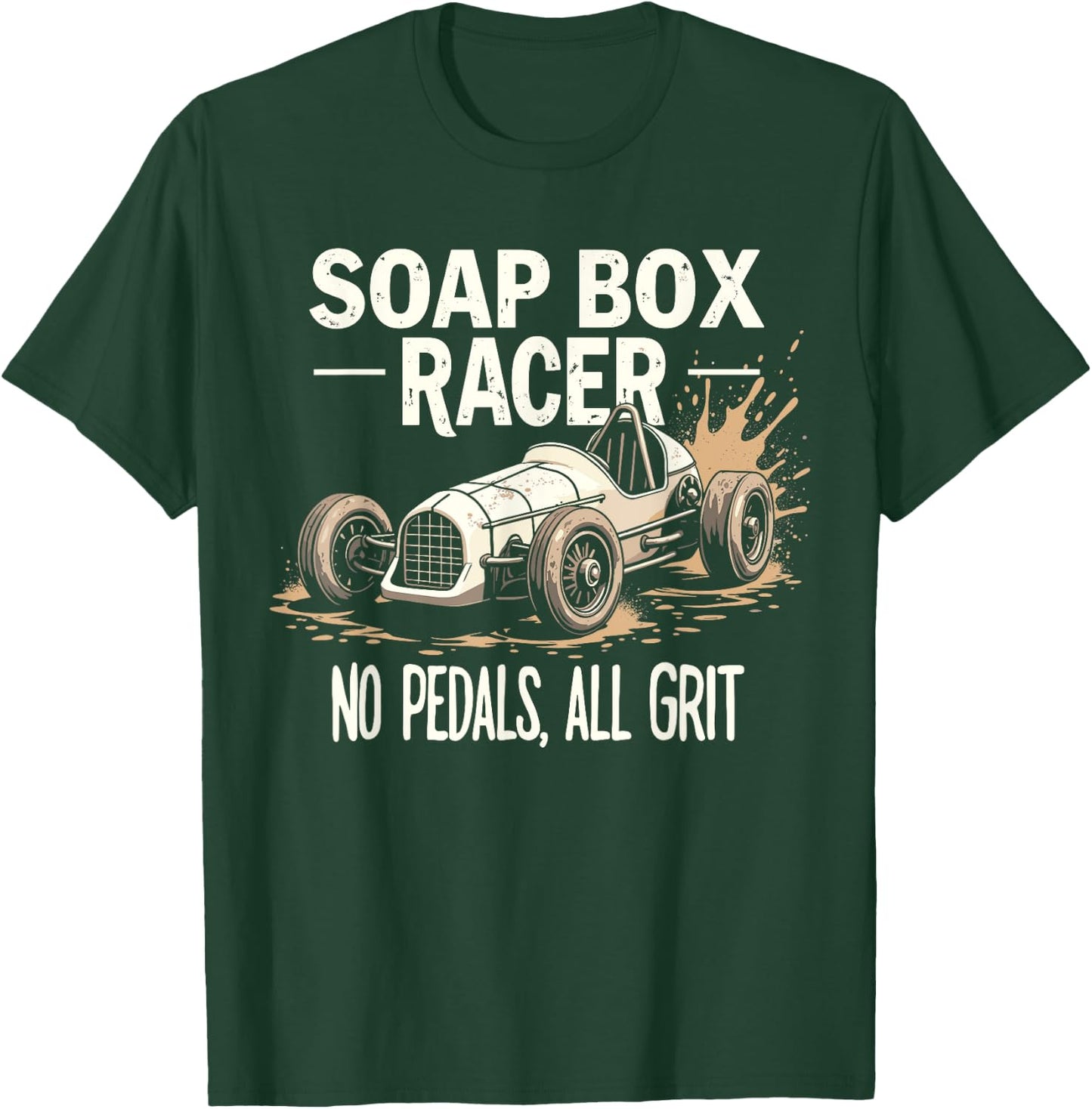DIY Racer Homemade Car Speed Lover Downhill Racing Racing T-Shirt - T-Shirt | Forest