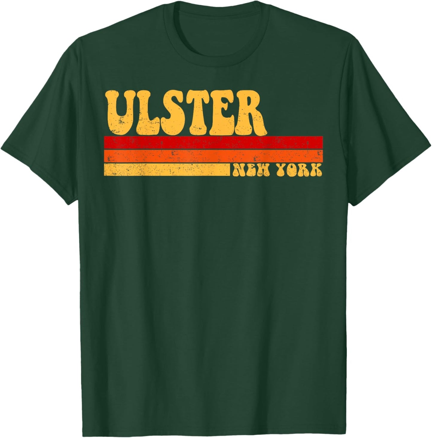 ULSTER New York City Vintage Roots Retro Design 70s 80s T-Shirt - T-Shirt | Forest