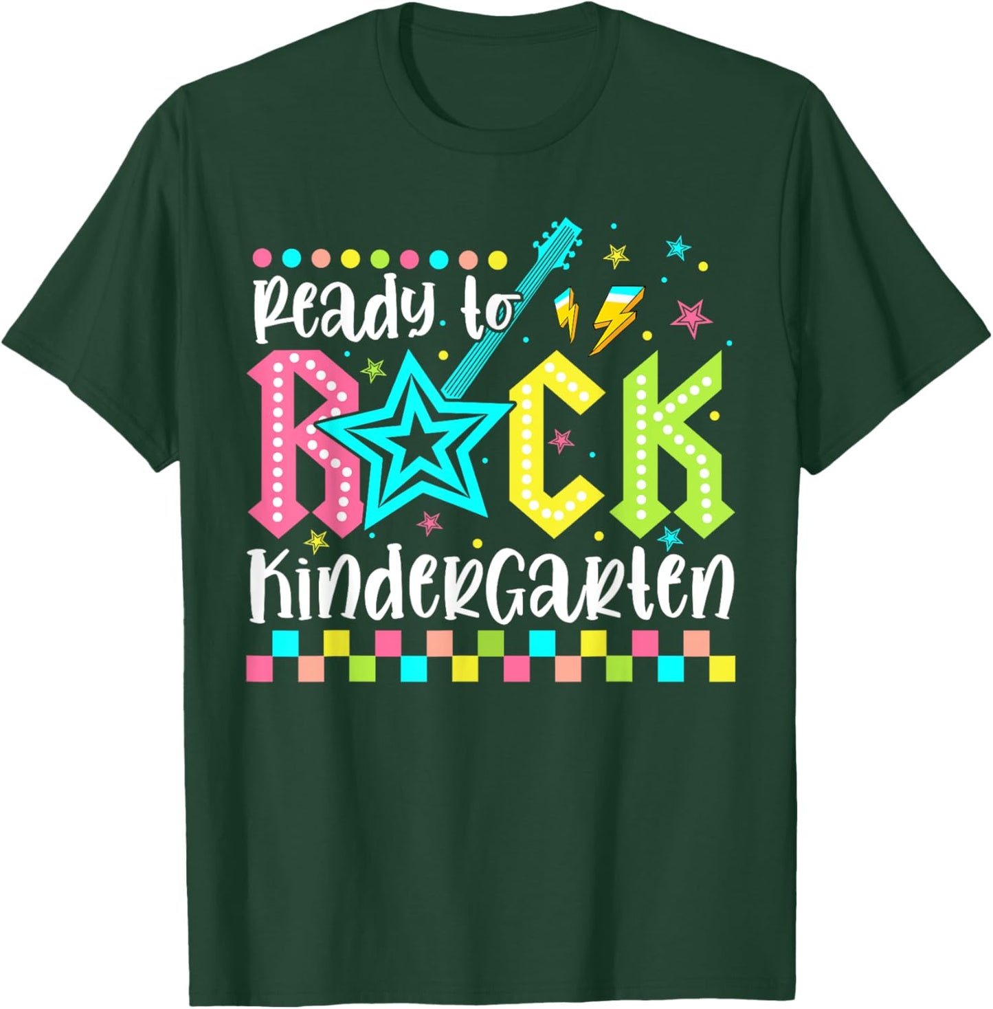 Ready To Rock Kindergarten Back To School Kinder Boys Kids T-Shirt - T-Shirt | Forest