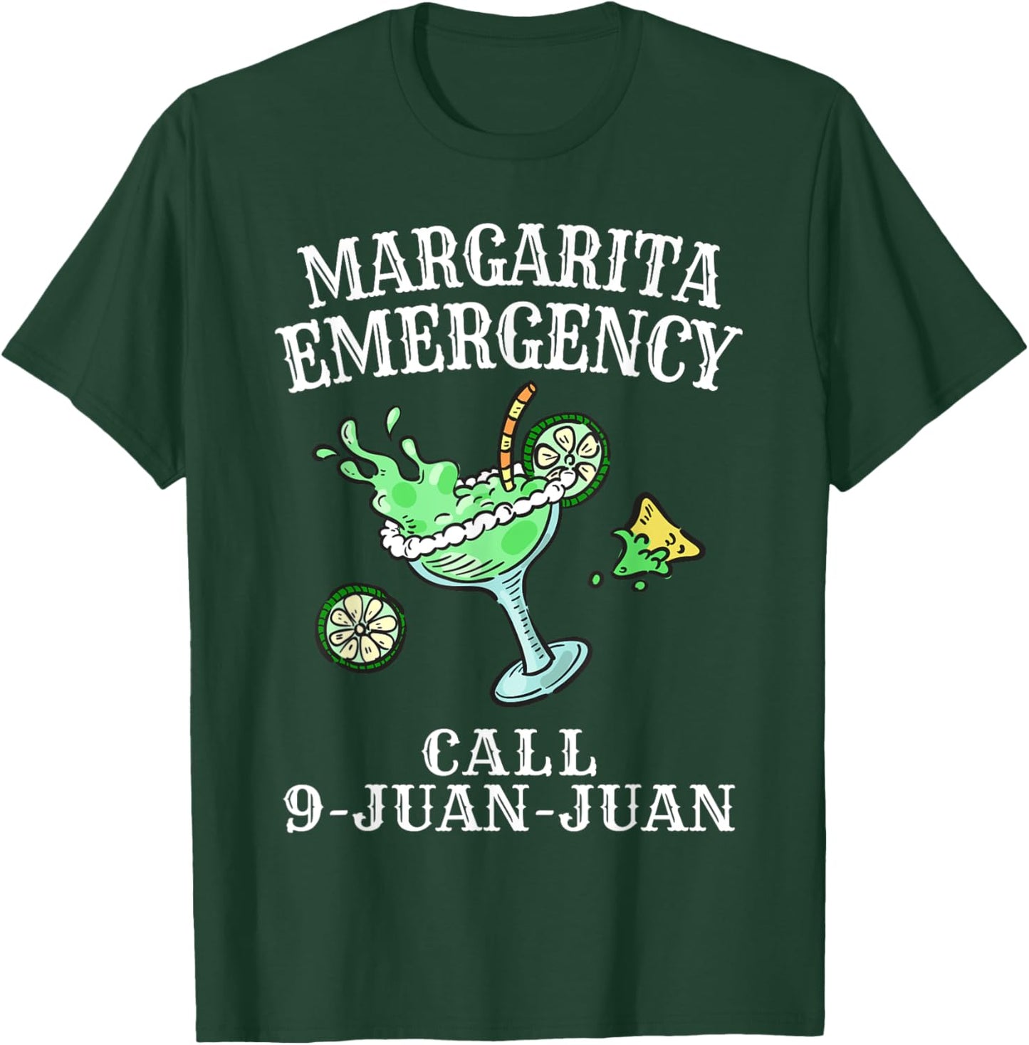 Margarita Emergency Shirt Mexican Fiesta Funny Cinco de Mayo T-Shirt - T-Shirt | Forest
