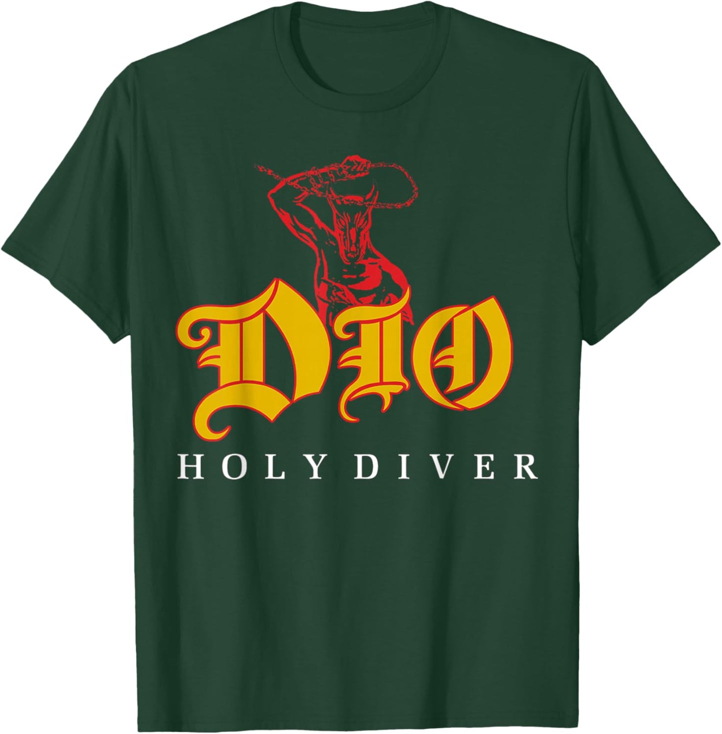 Dio – Holy Diver on Black T-Shirt - T-Shirt | Forest