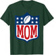 Mom American Football Happy Birthday Family Matching Retro T-Shirt - T-Shirt | Forest