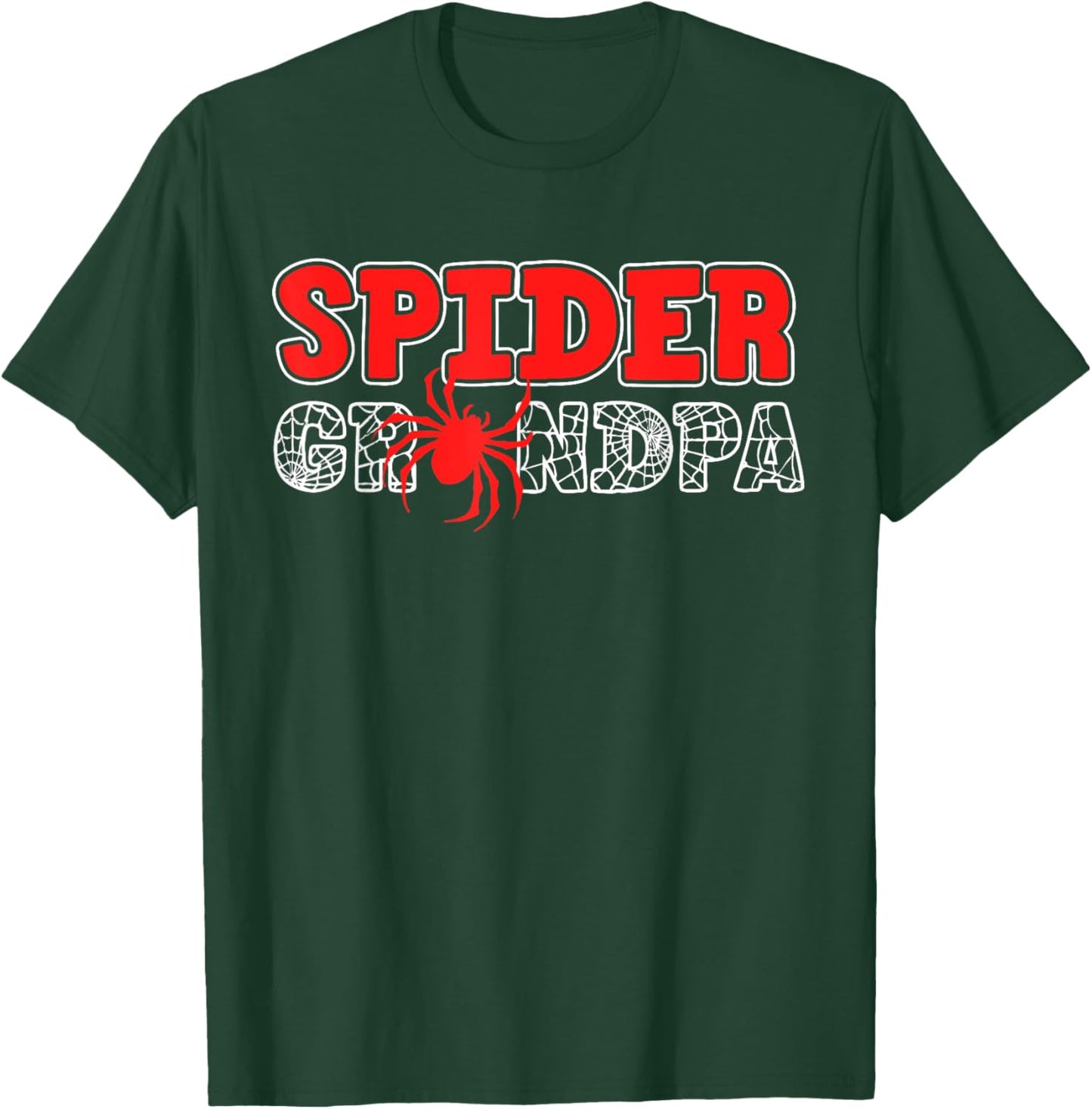 Spider Grandpa Spidey Birthday Christmas Matching Family T-Shirt - T-Shirt | Forest