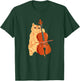 Cello Cat Kitten Bow Instrument Player Shirt Cellist Gift T-Shirt - T-Shirt | Forest