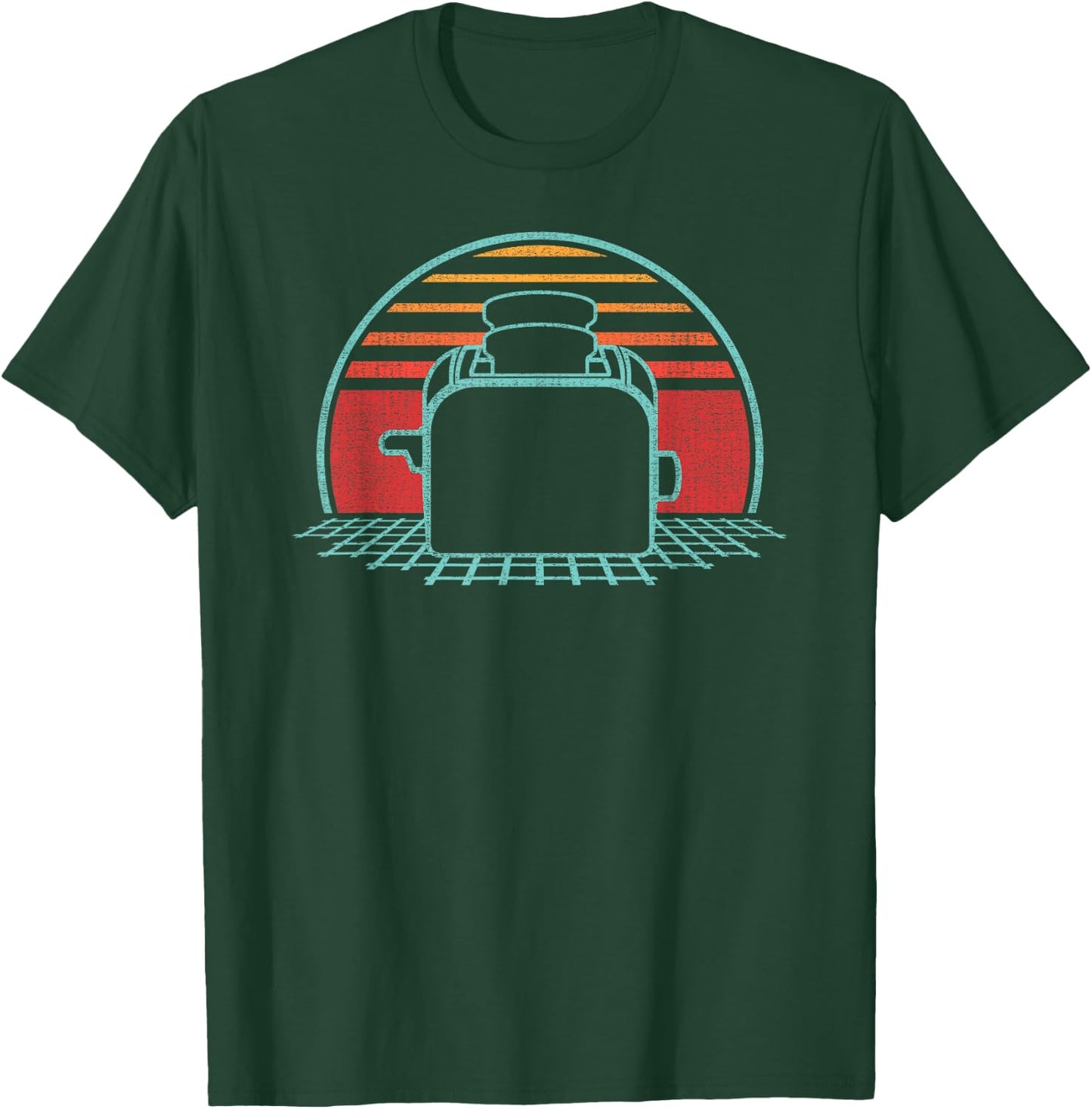 Toast Bread Retro Toaster Vintage 80s Style Gift T-Shirt - T-Shirt | Forest