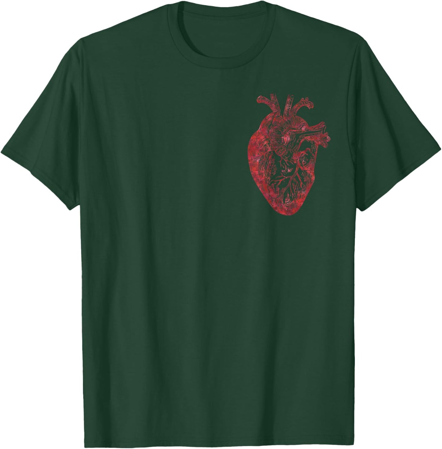 Human Heart - Anatomical Heart - True Love - Anatomy T-Shirt - T-Shirt | Forest