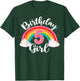 Birthday Girl 5 Years Old Rainbow Theme 5th Birthday Party T-Shirt - T-Shirt | Forest