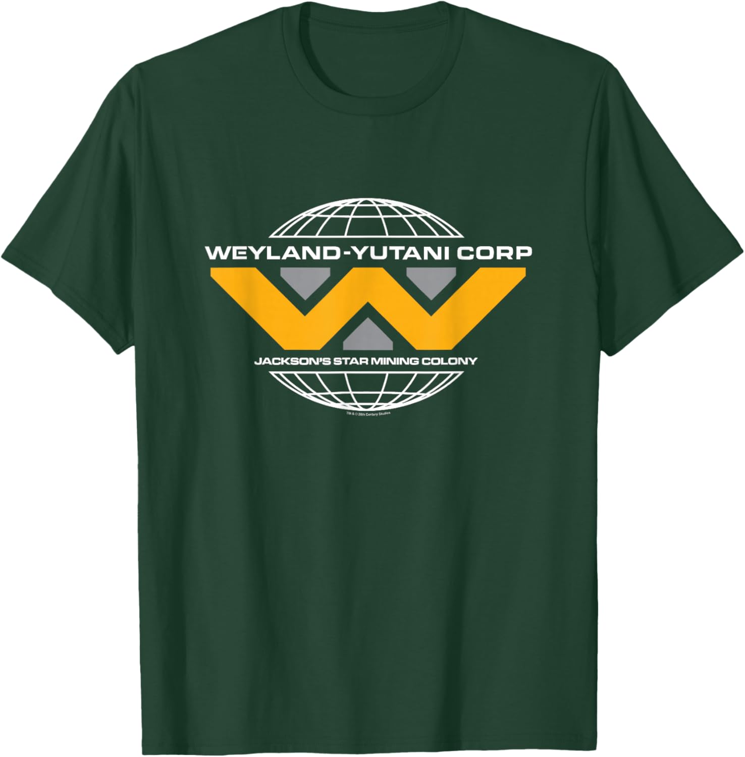 Alien: Romulus Weyland Yutani Corp Mining Colony Badge T-Shirt - T-Shirt | Forest