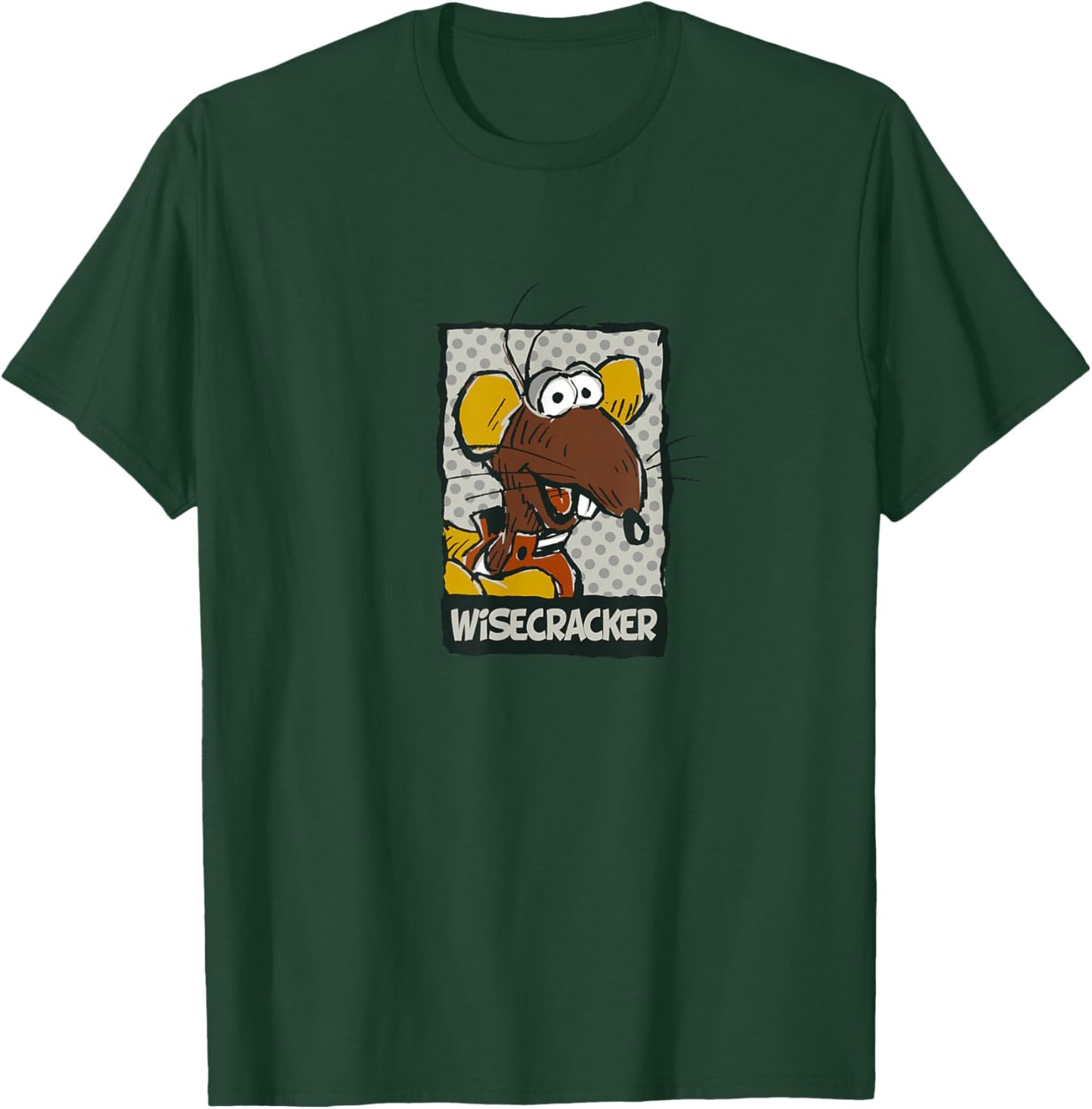 Disney The Muppets Rizzo The Rat Wisecracker Drawn Portrait T-Shirt - T-Shirt | Forest