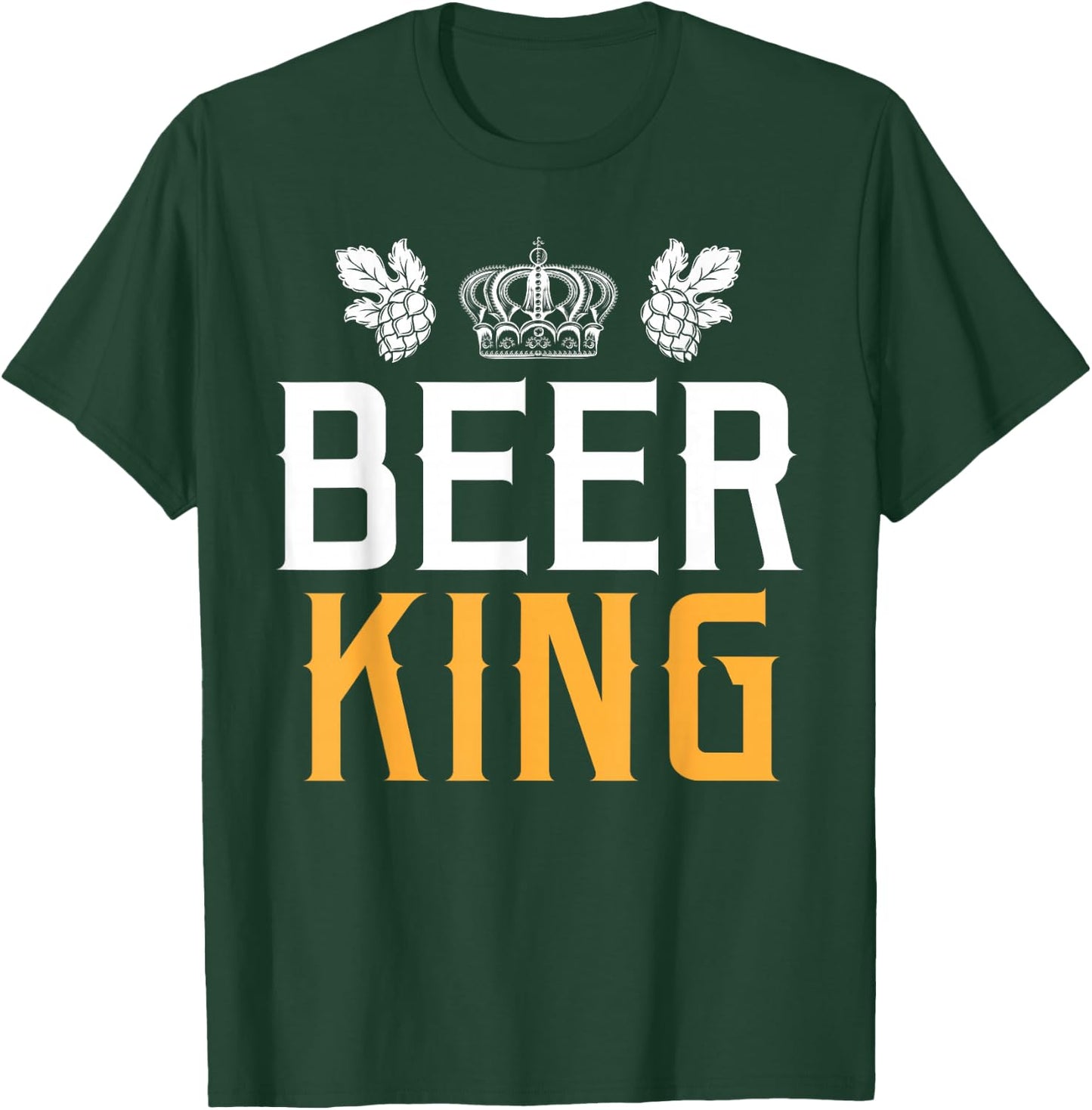 Beer master alcohol king Gift gluten free beer T-Shirt - T-Shirt | Forest