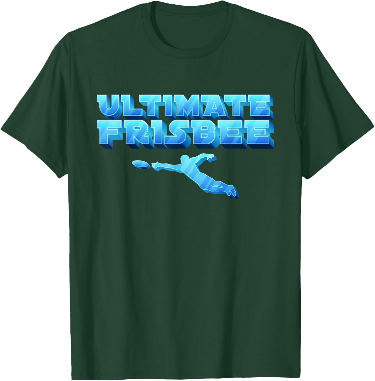 Ultimate Frisbee Player Disc Golf Men Women IX T-Shirt - T-Shirt | Forest