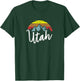 Utah Retro Eighties Style Mountains Design, Great Gift T-Shirt - T-Shirt | Forest
