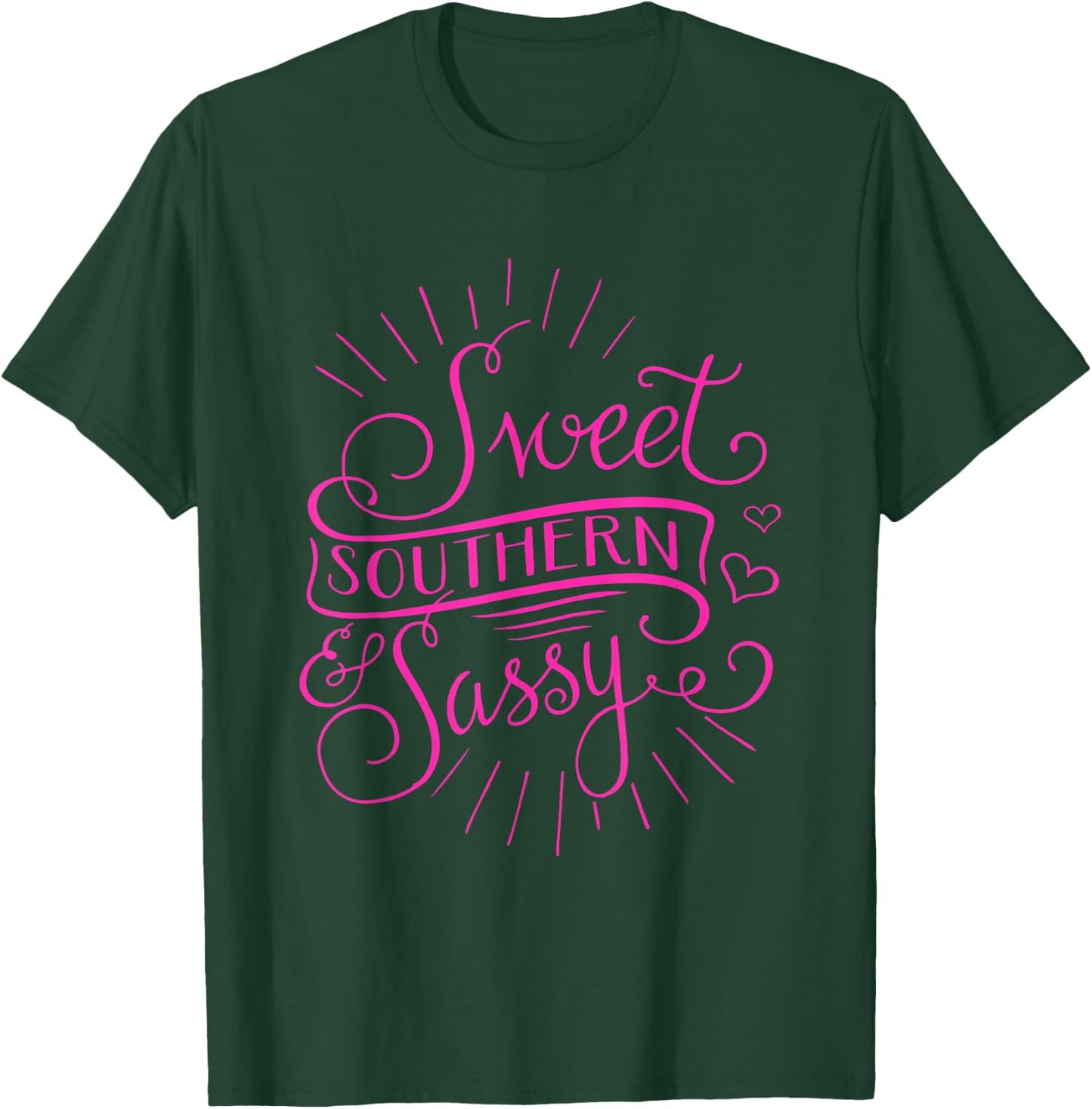 Sassy Southern Girls Attitude Cowboy Boots Rodeo Ladies T-Shirt - T-Shirt | Forest
