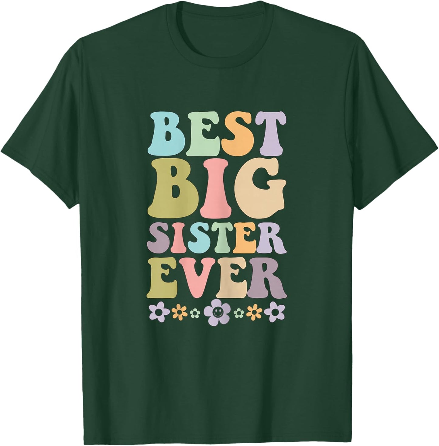 Big Sister Shirt for Girls – Baby Announcements, and Family T-Shirt - T-Shirt | Forest
