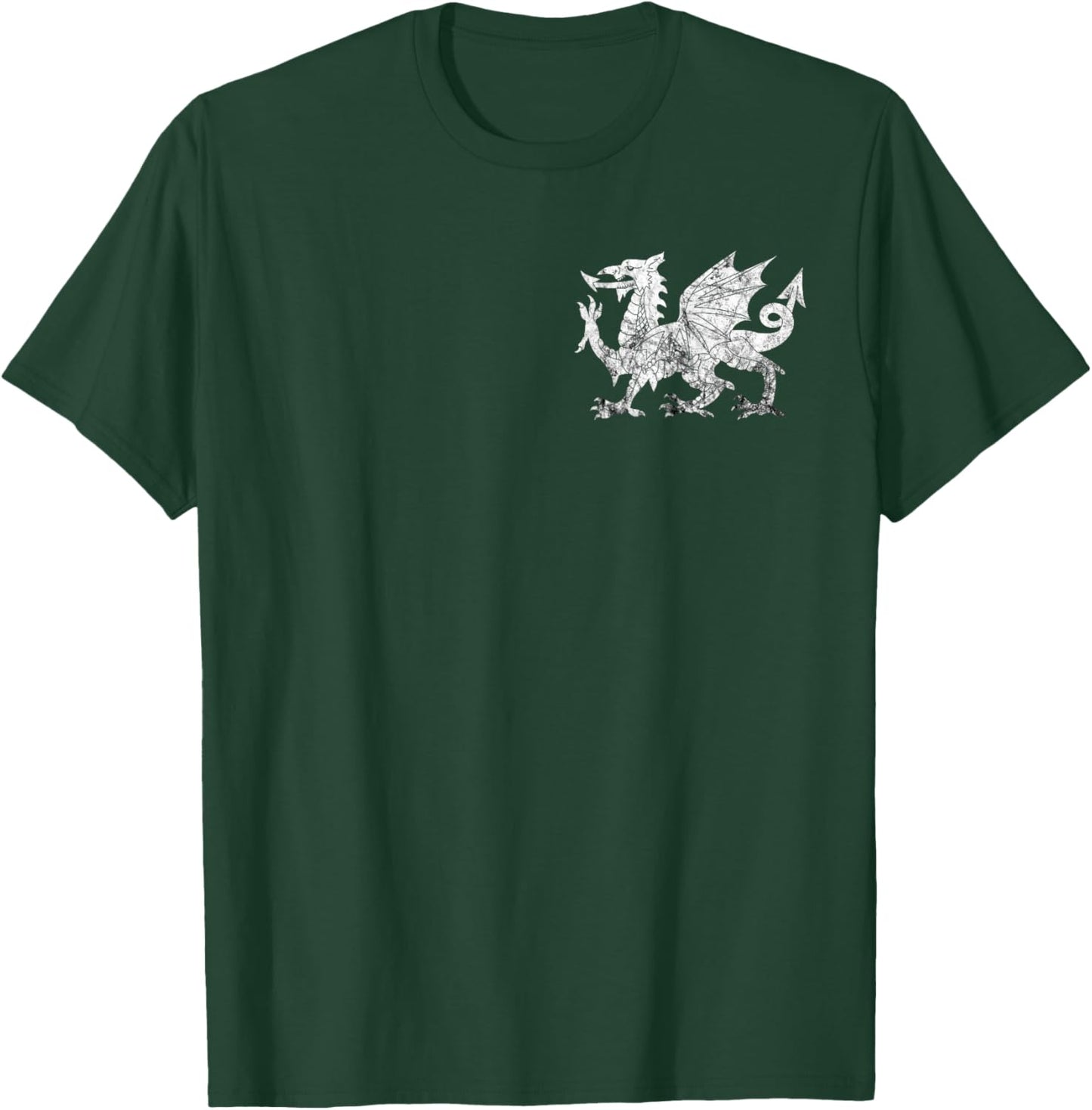 Ddraig Goch Welsh Flag Welsh Roots Welsh Dragon Cymru Wales T-Shirt - T-Shirt | Forest