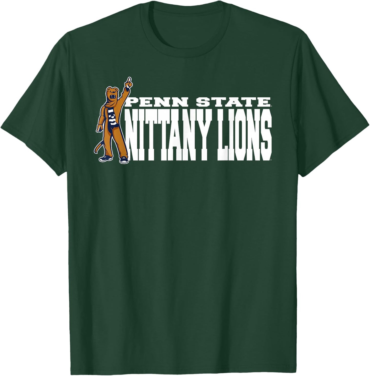 Penn State Nittany Lions Mascot Custom Officially Licensed T-Shirt - T-Shirt | Forest