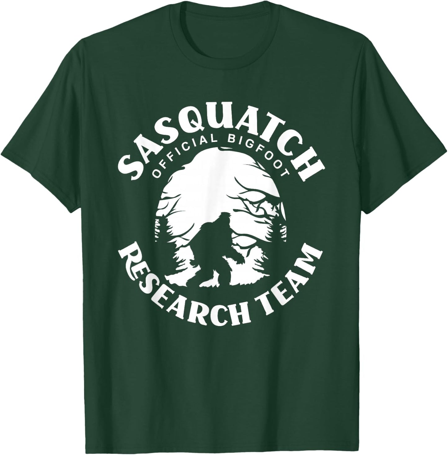 Finding Sasquatch Bigfoot Research Team Funny Bigfoot T-Shirt - T-Shirt | Forest