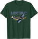 American Classics P51 Mustang World War II Military Airplane T-Shirt - T-Shirt | Forest