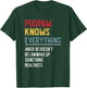 Funny Poopaw Knows Everything Father's Day for Grandpa T-Shirt - T-Shirt | Forest