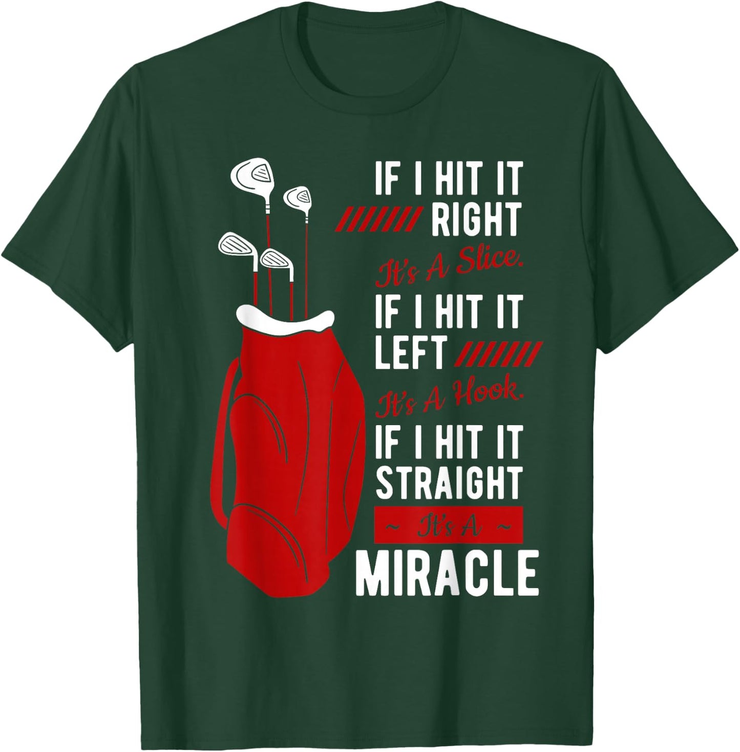 Golf Putter Par Golfer Birdie Golfing Bogey Eagle Gift T-Shirt - T-Shirt | Forest