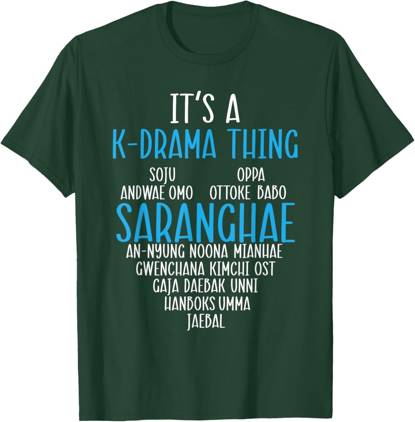 K Drama Oppa Korean Drama Finger Heart Saranghae K-Drama T-Shirt - T-Shirt | Forest