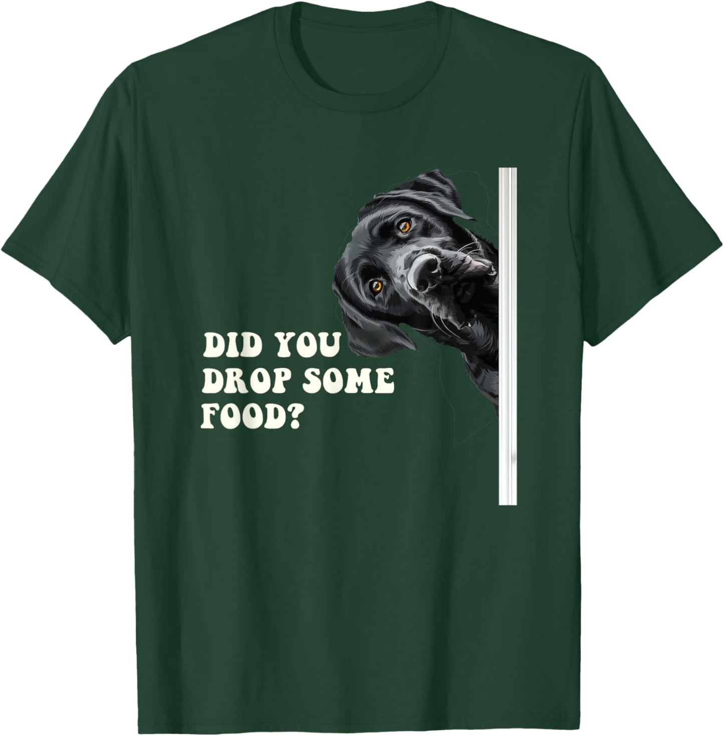 Black Labrador Funny Shirt T-Shirt - T-Shirt | Forest
