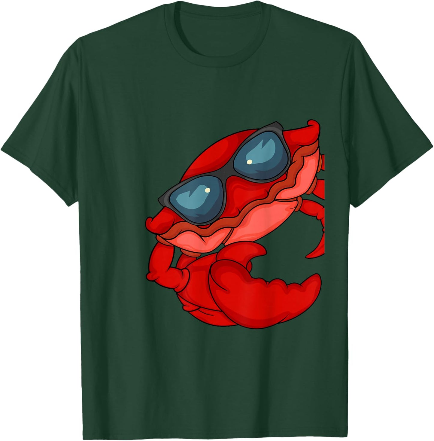 Crab Lover Kids Cute Crabs Underwater Ocean Crab T-Shirt - T-Shirt | Forest
