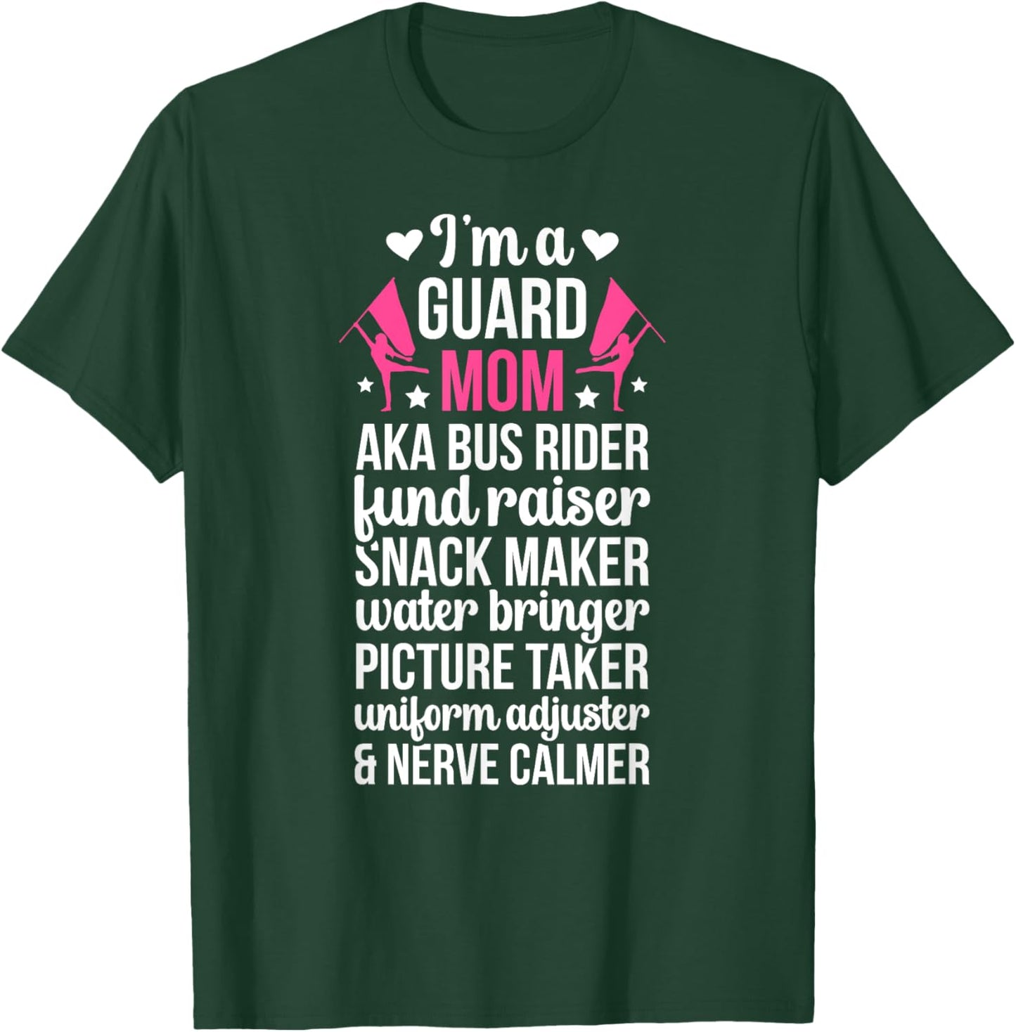 Color Guard Mom Definition Mom Of A Color Guard Member T-Shirt - T-Shirt | Forest