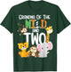 Grandma of the Wild and Two Zoo Theme Birthday Safari Jungle T-Shirt - T-Shirt | Forest