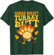 Funny Thanksgiving Guess Turkey Boys Kids Girls Women T-Shirt - T-Shirt | Forest