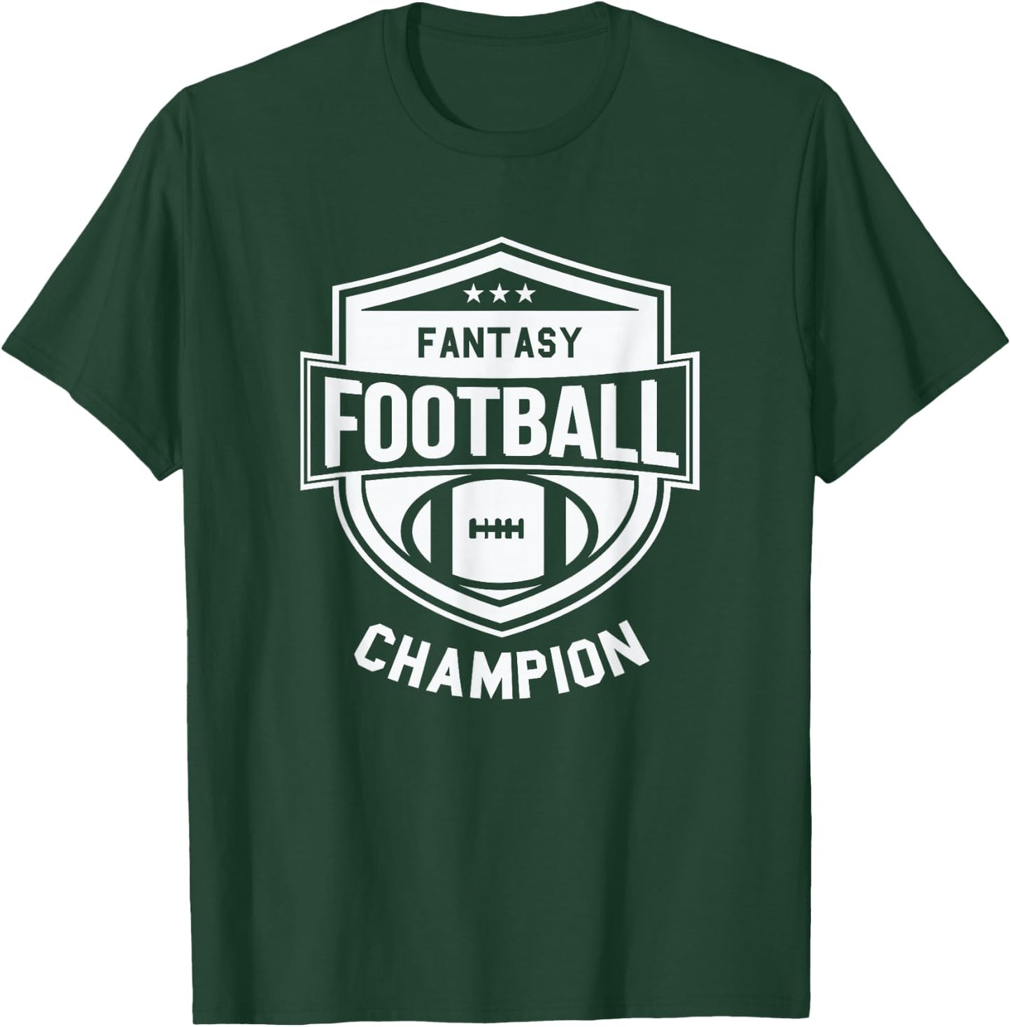 Fantasy Football Champion - League Champ - Winner Quote T-Shirt - T-Shirt | Forest