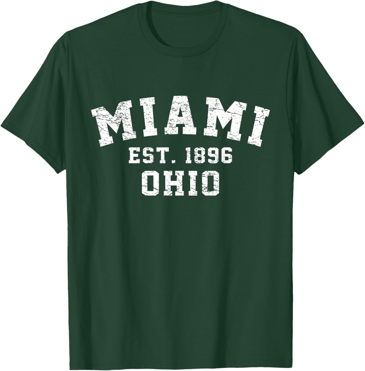 Vintage Est. 1896 Miami Ohio T-Shirt - T-Shirt | Forest