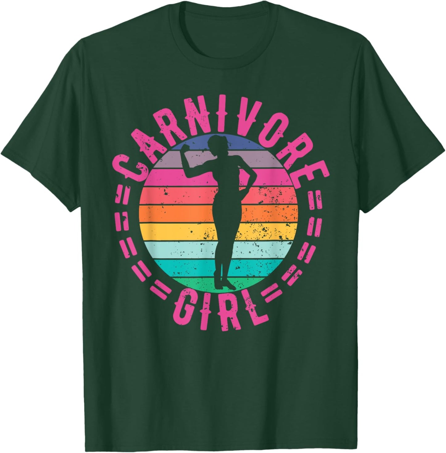 Carnivore Girl Meat Eater Steak Lover Cute Fit Cowgirl Woman T-Shirt - T-Shirt | Forest