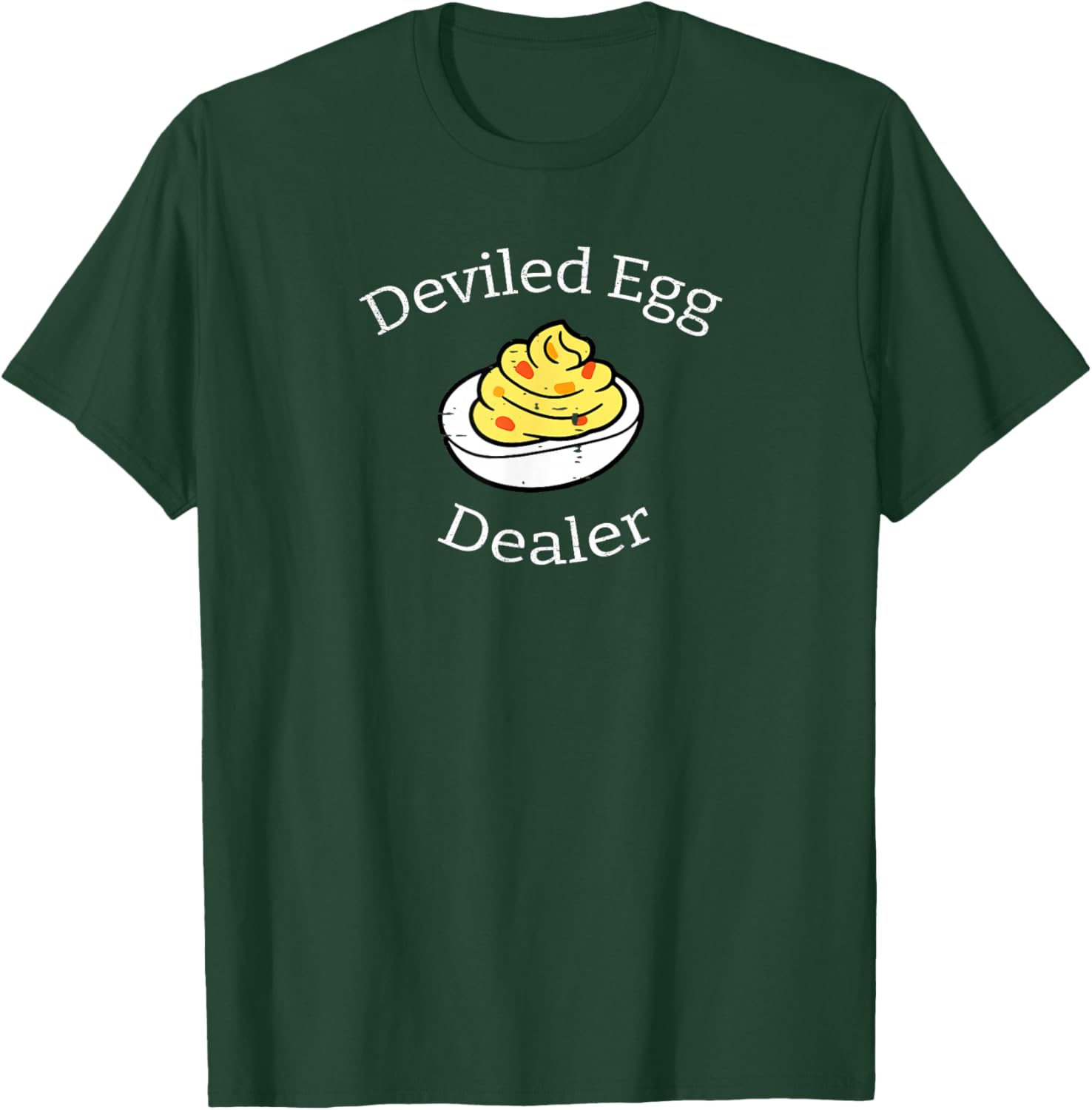 Retro Deviled Egg Dealer Funny Thanksgiving Dinner T-Shirt - T-Shirt | Forest