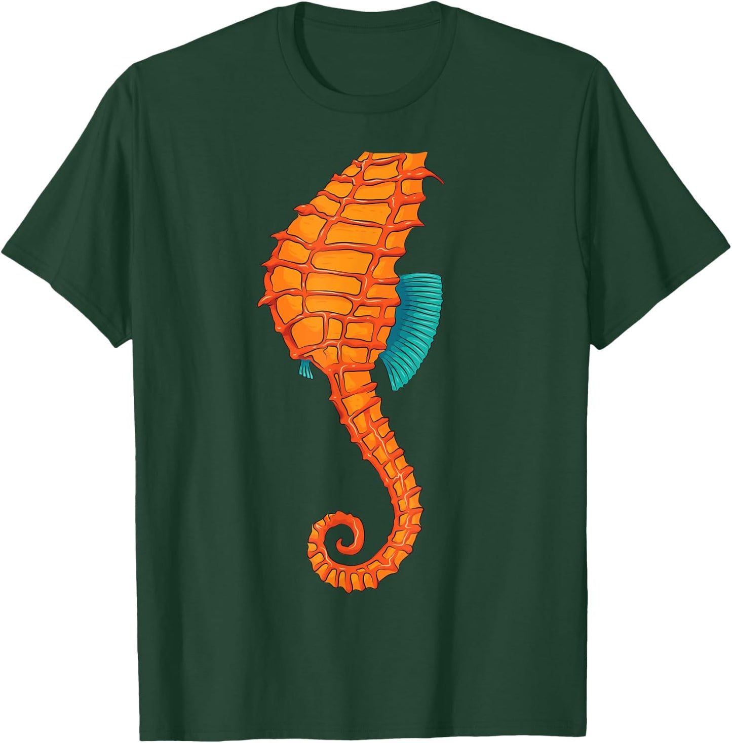 Cool Headless Seahorse Halloween Costume | Funny Lazy Gift T-Shirt - T-Shirt | Forest