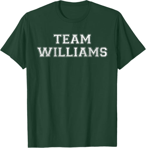 Funny Family Sports Team Williams Last Name Williams