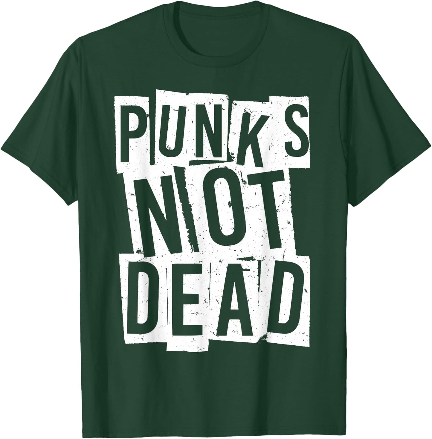 Punks Not Dead - Vintage Grunge - Punk Is Not Dead - Rock T-Shirt - T-Shirt | Forest