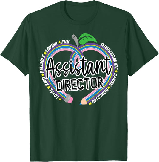 Wild About School Team of Educator Counselors Crew Assistant Director Childcare Back To Preschool Group Daycare T-Shirt - T-Shirt | Forest
