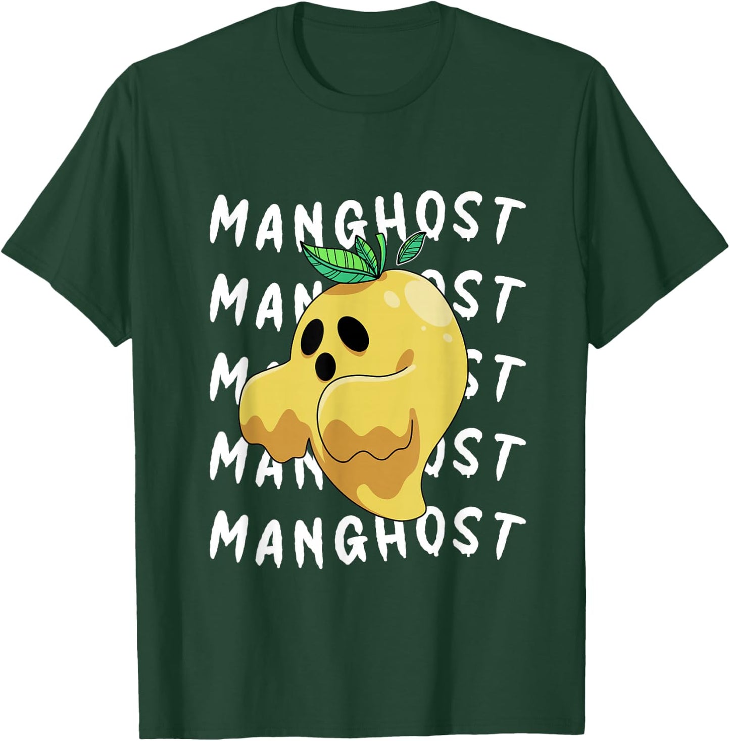 Halloween Mango Ghost Pretend I'm A Manghost T-Shirt - T-Shirt | Forest