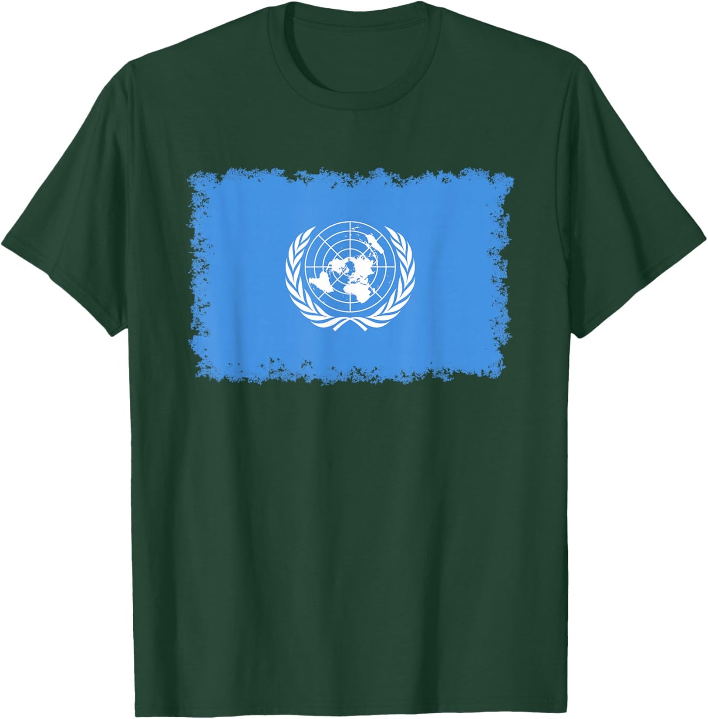 United Nations Flag T-Shirt - T-Shirt | Forest