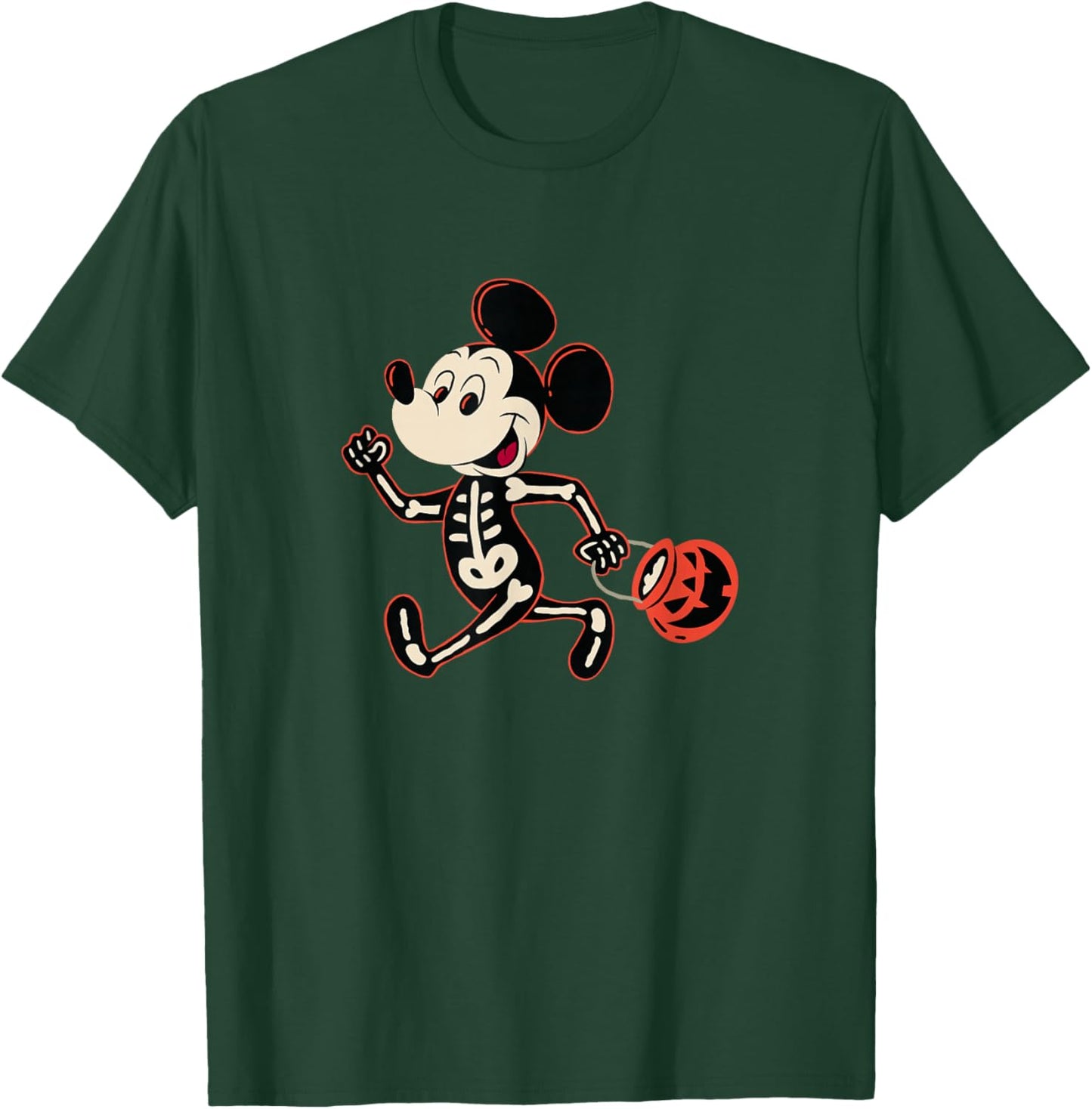 Disney Mickey and Friends Halloween Skeleton Costume Walk T-Shirt - T-Shirt | Forest