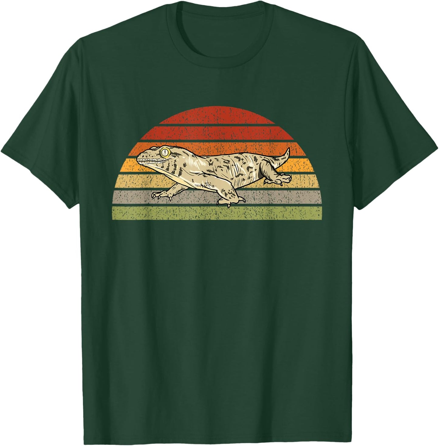 Leachie Gecko New Caledonian Giant Gecko Gift Lizard Reptile T-Shirt - T-Shirt | Forest