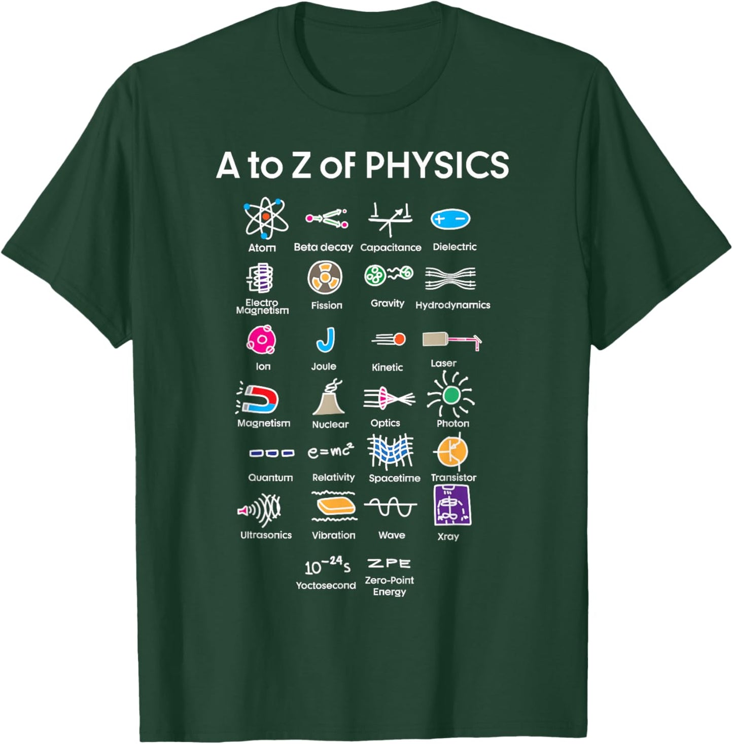 Quantum Physics String Theory Physics Student Science T-Shirt - T-Shirt | Forest
