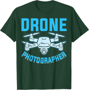 Drone Photographer - Aerial Photographer Photography Expert T-Shirt - T-Shirt | Forest